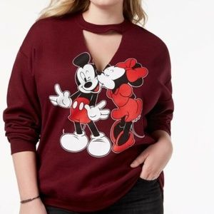 Macy's Mickey & Minnie Sweatshirt NWT, Trendy